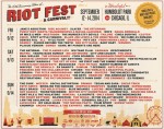 Schedule announced for Riot Fest Chicago